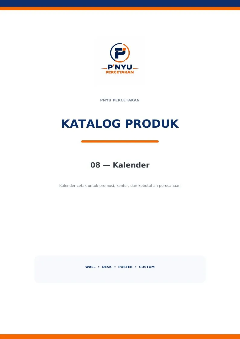 Katalog Kalender
