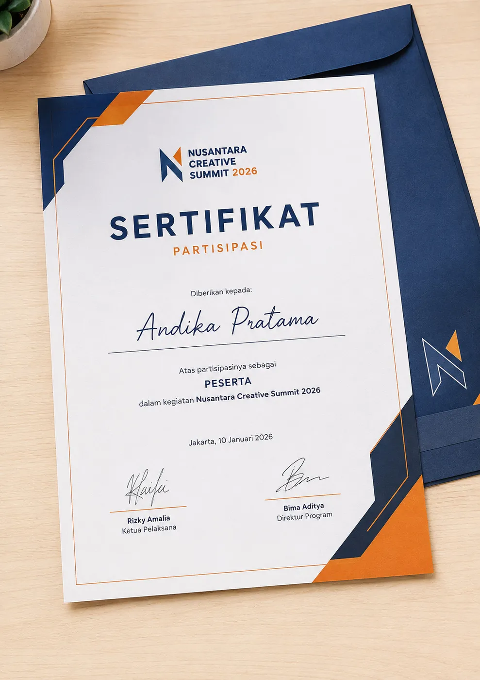 Sertifikat Peserta
