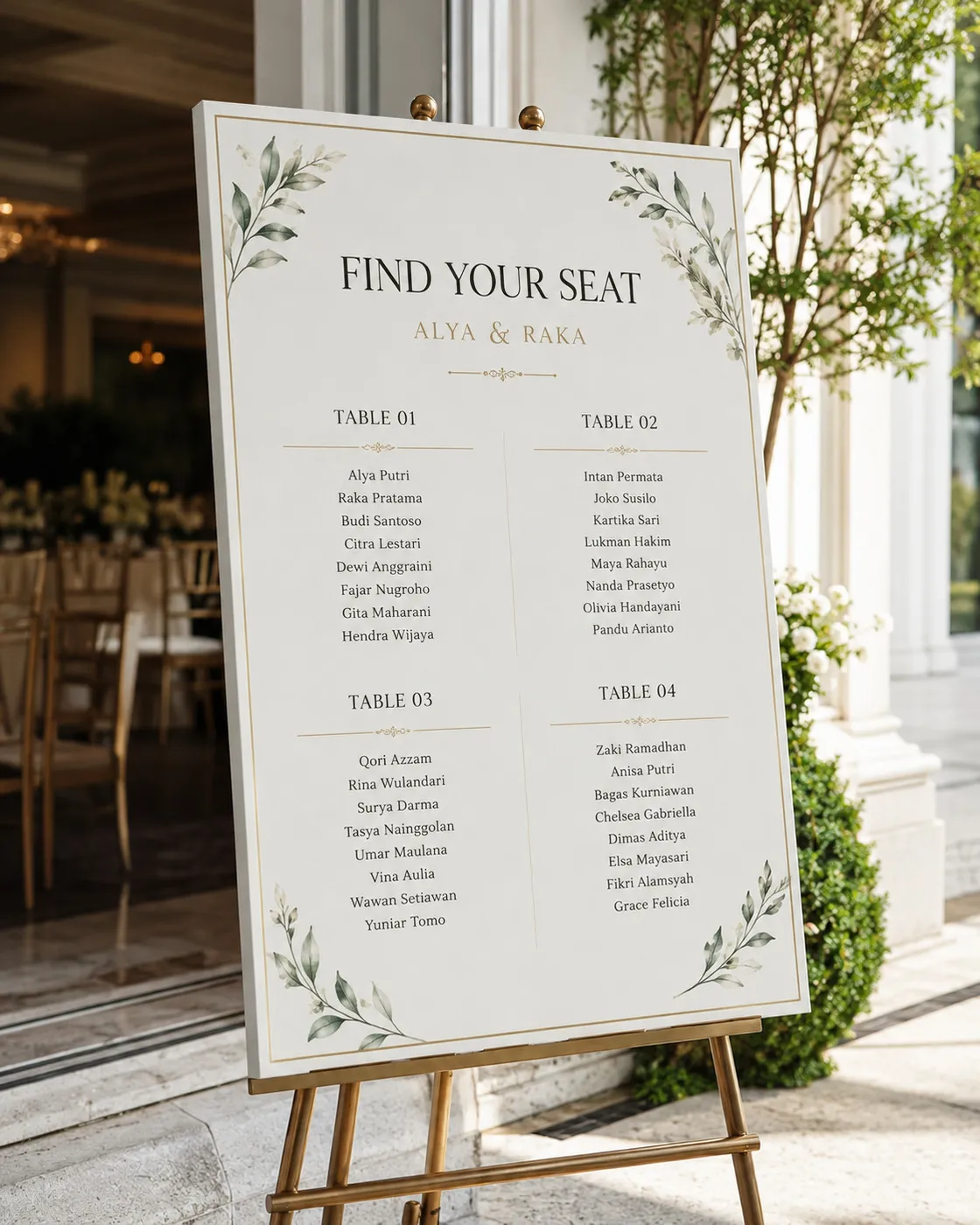 Seating Chart